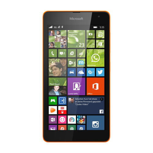 Περισσότερες πληροφορίες για "Microsoft Lumia 535 Dual SIM (Πορτοκαλί/8 GB)"