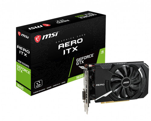 Περισσότερες πληροφορίες για "MSI GeForce GTX 1650 AERO ITX 4G"