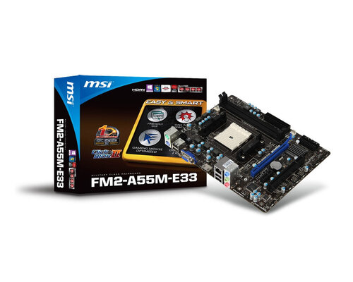 Περισσότερες πληροφορίες για "MSI FM2-A55M-E33"