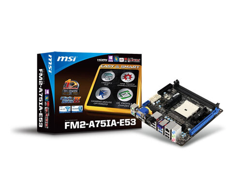 Περισσότερες πληροφορίες για "MSI FM2-A75IA-E53"