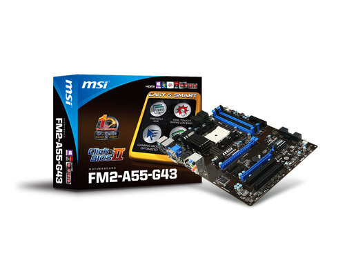 Περισσότερες πληροφορίες για "MSI FM2-A55-G43"