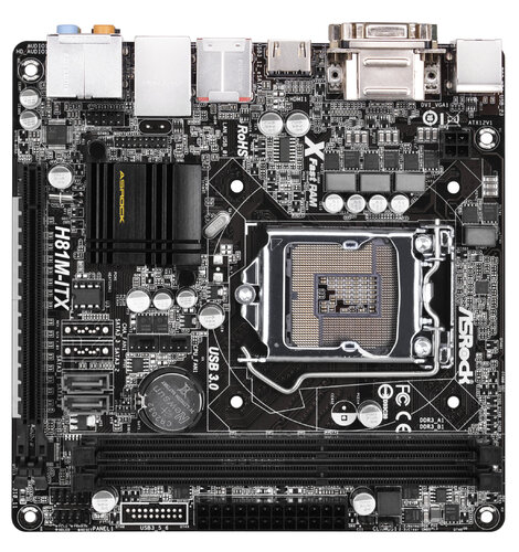 Περισσότερες πληροφορίες για "Asrock H81M-ITX"