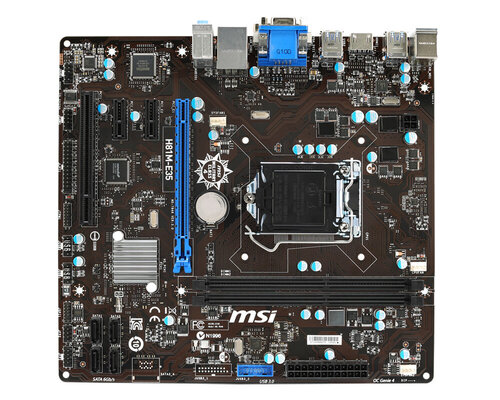 Περισσότερες πληροφορίες για "MSI H81M-E35"