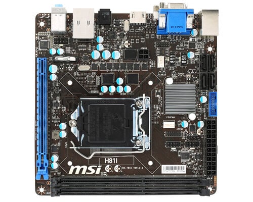 Περισσότερες πληροφορίες για "MSI H81I"