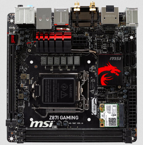 Περισσότερες πληροφορίες για "MSI MB Z87I GAMING AC"