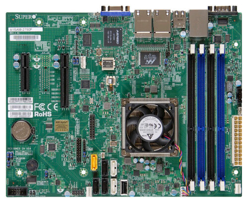 Περισσότερες πληροφορίες για "Supermicro A1SAM-2750F"