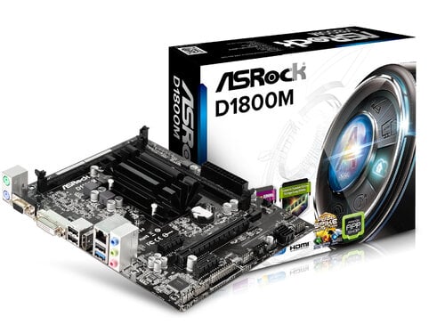 Περισσότερες πληροφορίες για "Asrock D1800M"