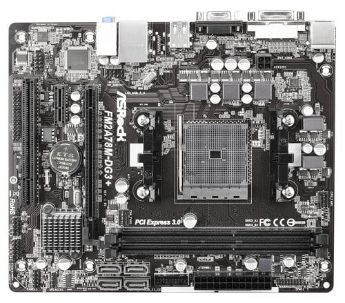 Περισσότερες πληροφορίες για "Asrock FM2A78M-DG3+"