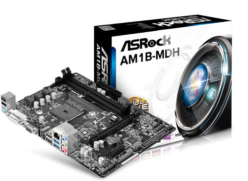 Περισσότερες πληροφορίες για "Asrock AM1B-MDH"