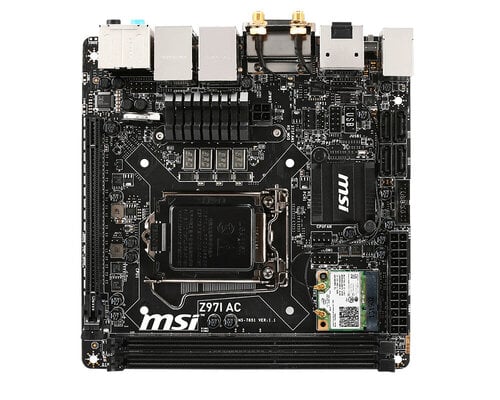 Περισσότερες πληροφορίες για "MSI Z97I AC"