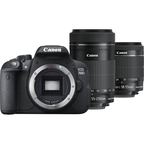Περισσότερες πληροφορίες για "Canon EOS 700D + 18-55mm IS STM 55-250mm"