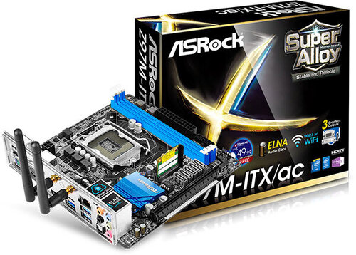 Περισσότερες πληροφορίες για "Asrock Z97M-ITX/ac"