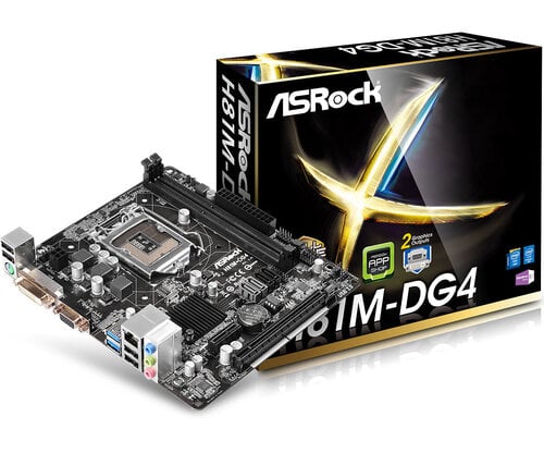 Περισσότερες πληροφορίες για "Asrock H81M-DG4"