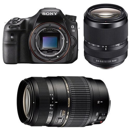 Περισσότερες πληροφορίες για "Sony α58 + 18 - 135mm Tamron 70 300mm"