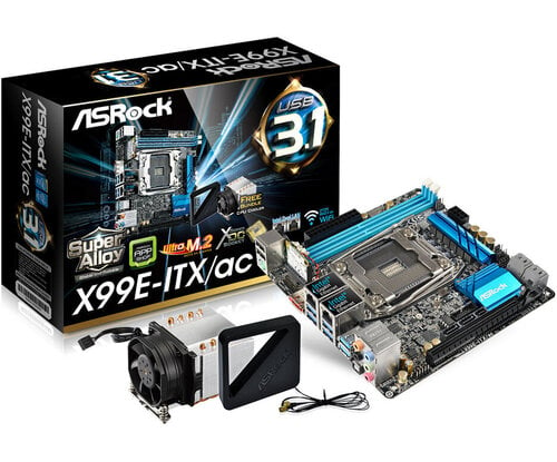 Περισσότερες πληροφορίες για "Asrock X99E-ITX/ac"