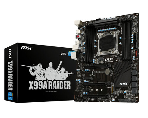 Περισσότερες πληροφορίες για "MSI X99A RAIDER"