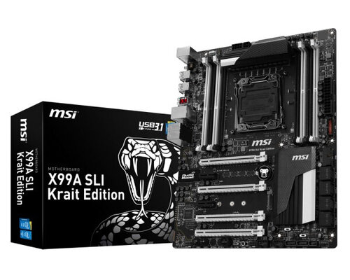 Περισσότερες πληροφορίες για "MSI X99A SLI Krait Edition"