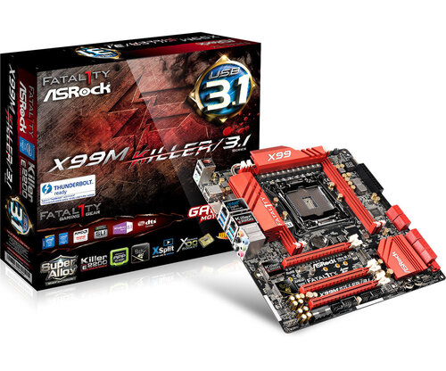 Περισσότερες πληροφορίες για "Asrock Fatal1ty X99M Killer/3.1"