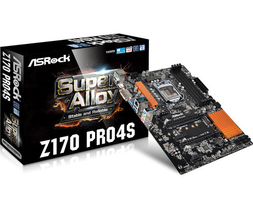 Περισσότερες πληροφορίες για "Asrock Z170 Pro4S"