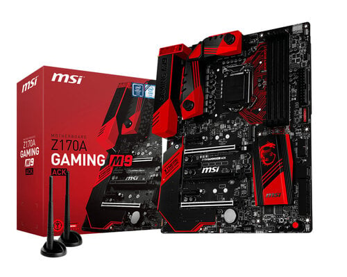 Περισσότερες πληροφορίες για "MSI Z170a Gaming M9 ACK"