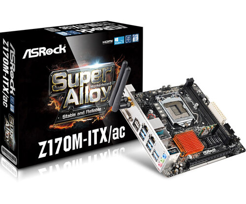 Περισσότερες πληροφορίες για "Asrock Z170M-ITX/ac"