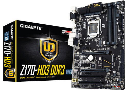 Περισσότερες πληροφορίες για "Gigabyte GA-Z170-HD3 DDR3"