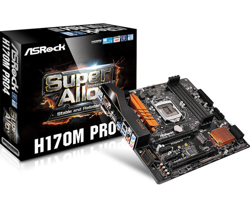 Περισσότερες πληροφορίες για "Asrock H170M Pro4"