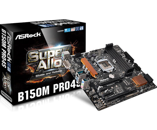 Περισσότερες πληροφορίες για "Asrock B150M Pro4S"