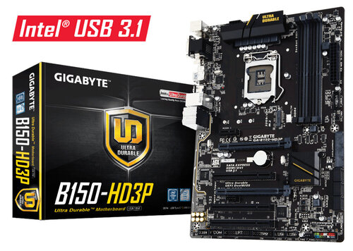 Περισσότερες πληροφορίες για "Gigabyte GA-B150-HD3P"