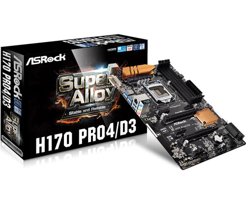 Περισσότερες πληροφορίες για "Asrock H170 Pro4/D3"