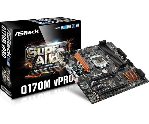 Περισσότερες πληροφορίες για "Asrock Q170M VPRO"