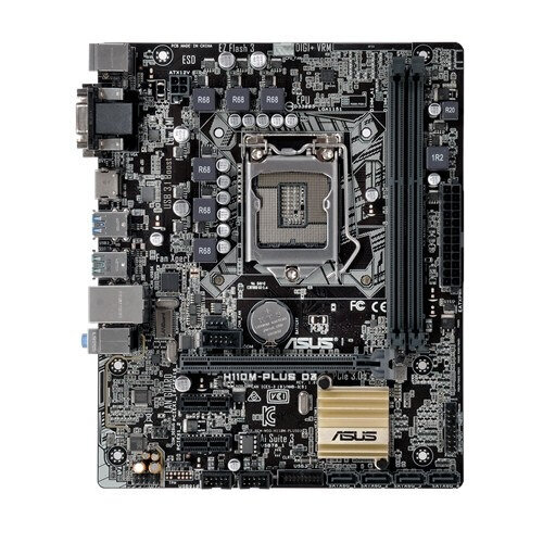 Περισσότερες πληροφορίες για "ASUS H110M-PLUS D3"