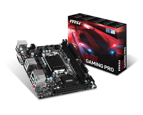 Περισσότερες πληροφορίες για "MSI MB B150I GAMING PRO"