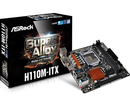 Περισσότερες πληροφορίες για "Asrock H110M-ITX"