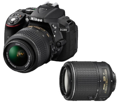 Περισσότερες πληροφορίες για "Nikon D5300 + 18-55mm VR II 55-200mm"
