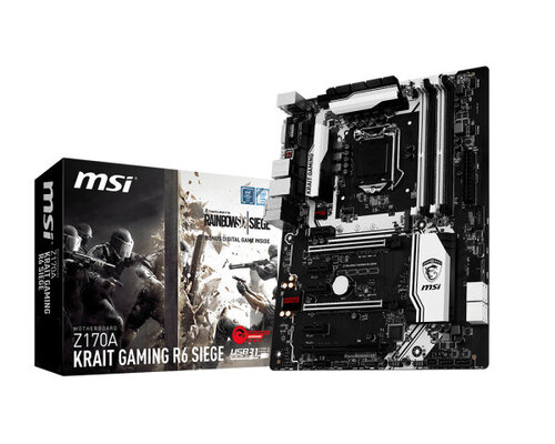 Περισσότερες πληροφορίες για "MSI Z170A KRAIT GAMING R6 SIEGE"