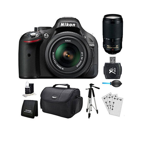 Περισσότερες πληροφορίες για "Nikon D5200 + 18 - 55mm 70 300mm AF-S VR"