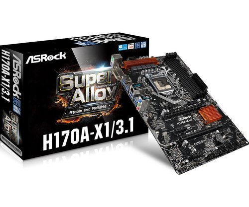 Περισσότερες πληροφορίες για "Asrock H170A-X1/3.1"