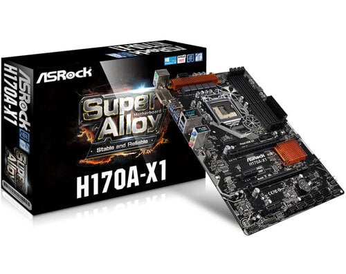 Περισσότερες πληροφορίες για "Asrock H170A-X1"