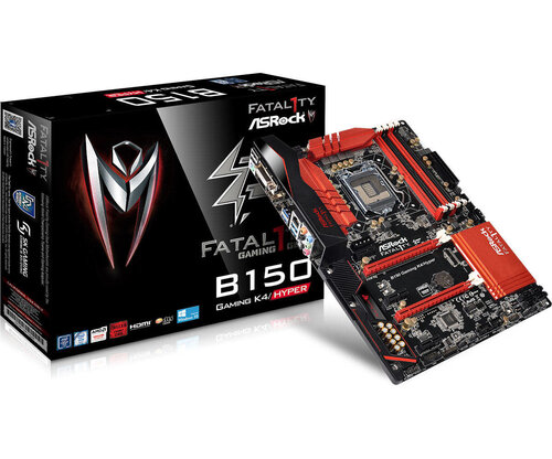 Περισσότερες πληροφορίες για "Asrock Fatal1ty B150 Gaming K4/Hyper"