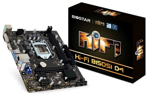 Περισσότερες πληροφορίες για "Biostar HI-FI B150S1 D4"