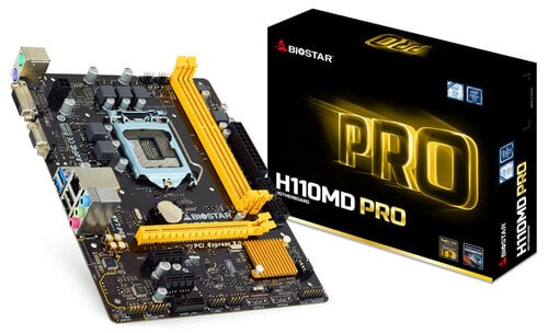 Περισσότερες πληροφορίες για "Biostar H110MD PRO"