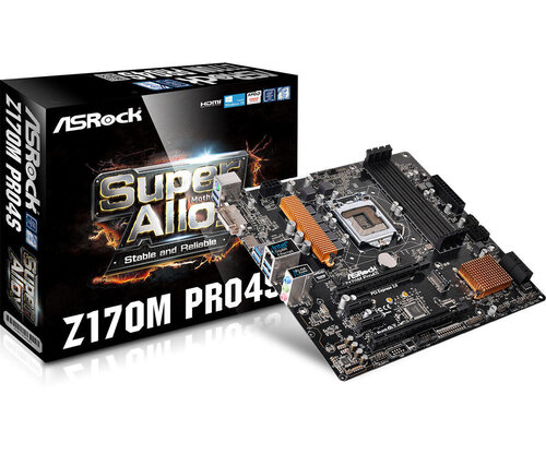 Περισσότερες πληροφορίες για "Asrock Z170M Pro4S"