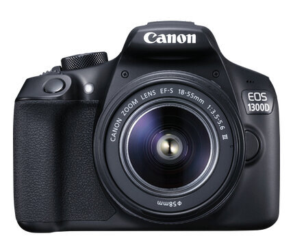 Περισσότερες πληροφορίες για "Canon EOS 1300D + EF-S 18-55 DC III 75-300"