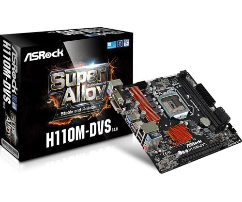 Περισσότερες πληροφορίες για "Asrock H110M-DVS R3.0"