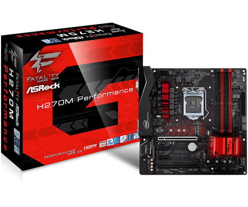 Περισσότερες πληροφορίες για "Asrock Fatal1ty H270M Performance"