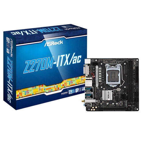 Περισσότερες πληροφορίες για "Asrock Z270M-ITX/ac"