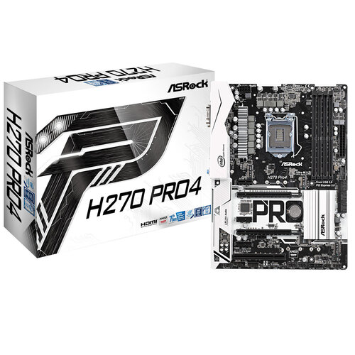 Περισσότερες πληροφορίες για "Asrock H270 Pro4"