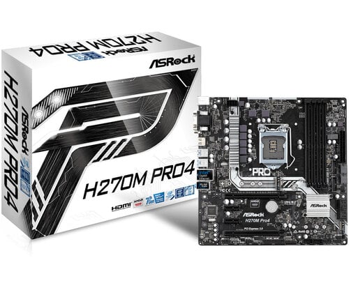 Περισσότερες πληροφορίες για "Asrock H270M Pro4"