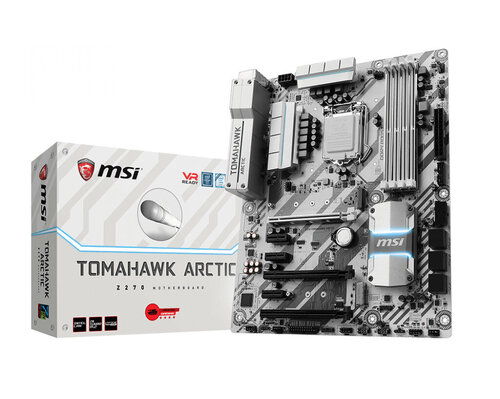 Περισσότερες πληροφορίες για "MSI Z270 TOMAHAWK ARCTIC"